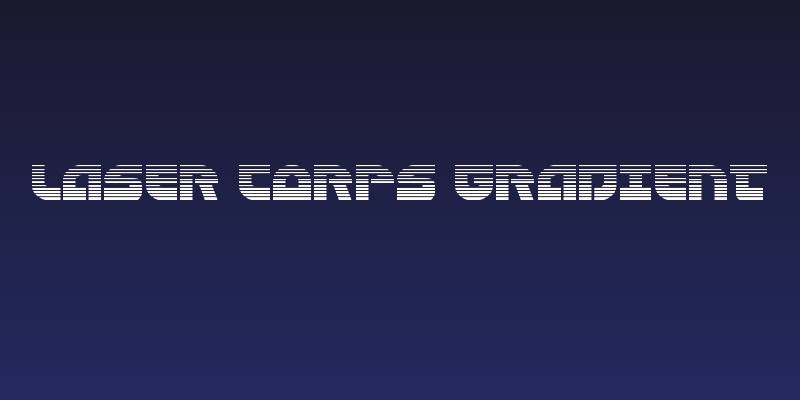 Laser Corps Gradient Social Header