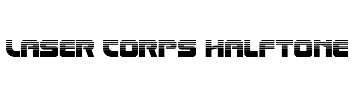 Laser Corps Halftone  Descarca Fonturi Gratis