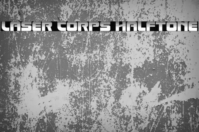 Laser Corps Halftone Example 1