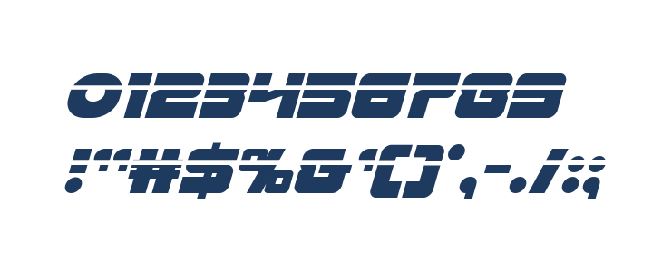 Laser Corps Laser Italic Other Characters