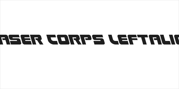 Laser Corps Leftalic Logo