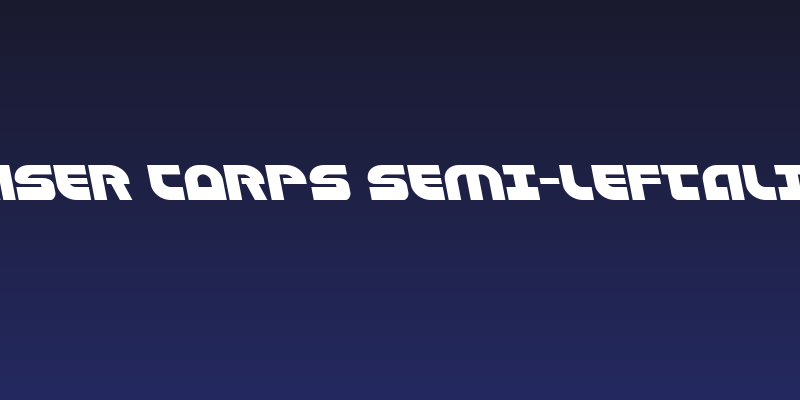 Laser Corps Semi-Leftalic Social Header