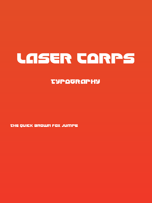 Laser Corps Poster