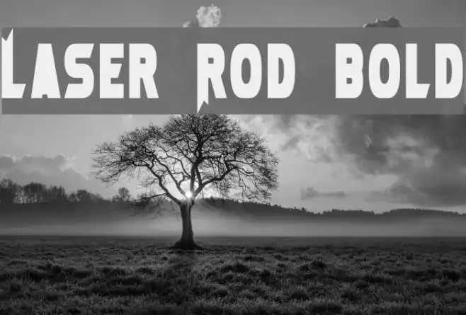 Laser Rod Bold Example 3