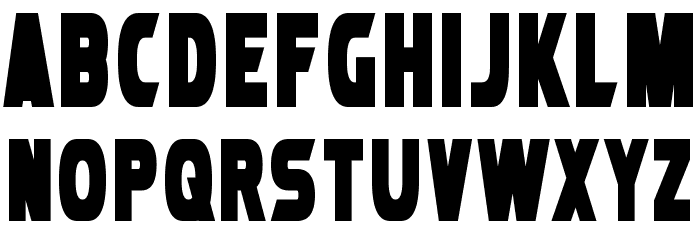 Laser Rod Bold Font LOWERCASE