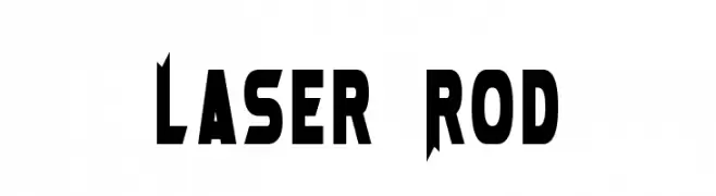 Laser Rod  Frei Schriftart Herunterladen