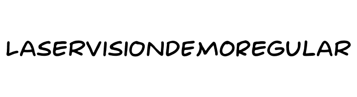 Laser Vision DEMO Regular  font caratteri gratis