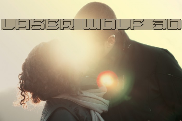 Laser Wolf 3D Font examples