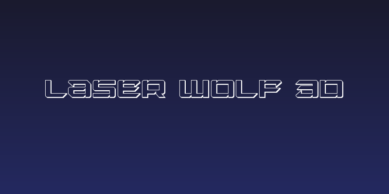 Laser Wolf 3D Social Header