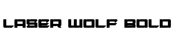 Laser Wolf Bold  Free Fonts Download