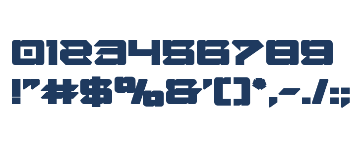 Laser Wolf Bold Other Characters