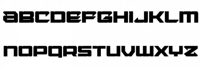 Laser Wolf Bold Шрифта ВЕРХНИЙ