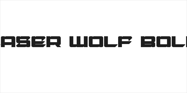Laser Wolf Bold Logo