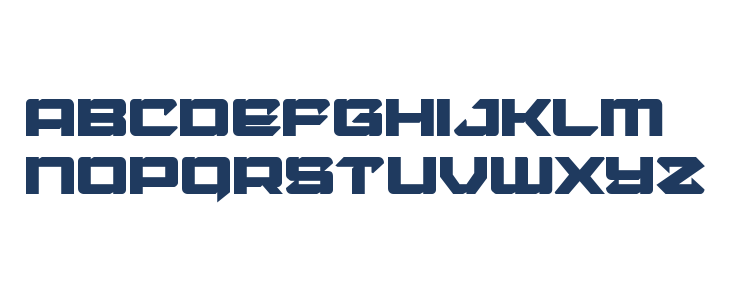 Laser Wolf Bold Lowercase