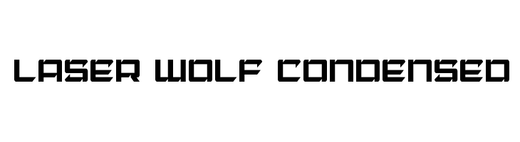 Laser Wolf Condensed  Frei Schriftart Herunterladen