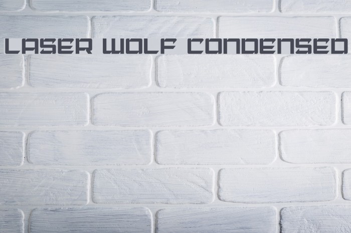 Laser Wolf Condensed Example 1