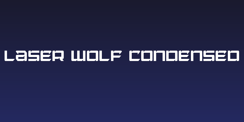 Laser Wolf Condensed Social Header