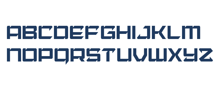 Laser Wolf Condensed Lowercase