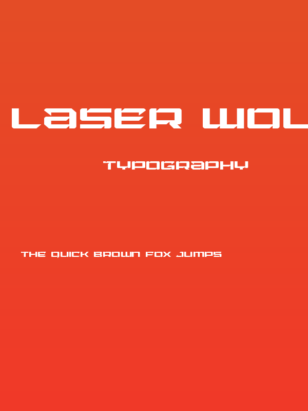 Laser Wolf Expanded Poster
