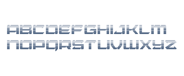Laser Wolf Gradient Lowercase