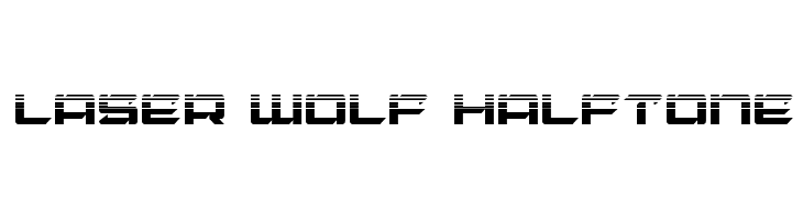 Laser Wolf Halftone  नि: शुल्क फ़ॉन्ट्स डाउनलोड