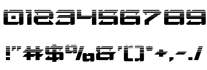 Laser Wolf Halftone Font OTHER CHARS
