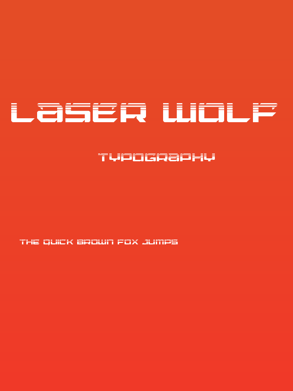 Laser Wolf Halftone Poster