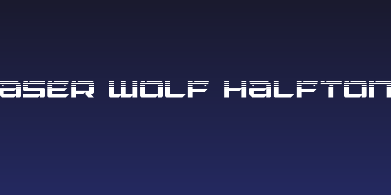 Laser Wolf Halftone Social Header