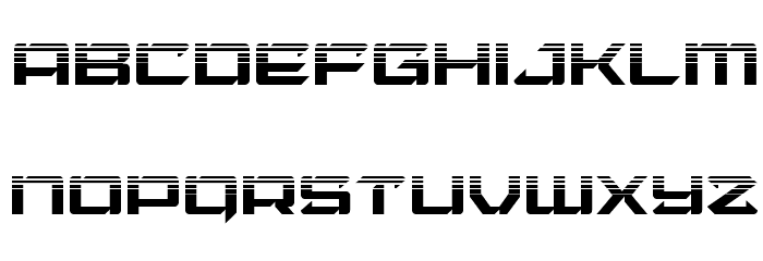 Laser Wolf Halftone Font LOWERCASE