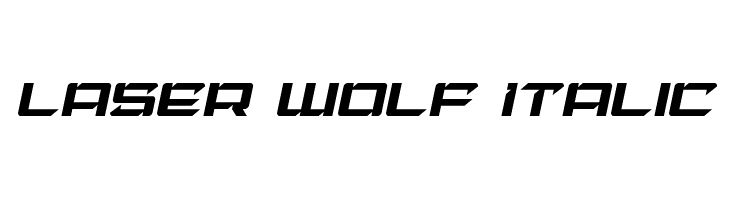 Laser Wolf Italic  لخطوط تنزيل