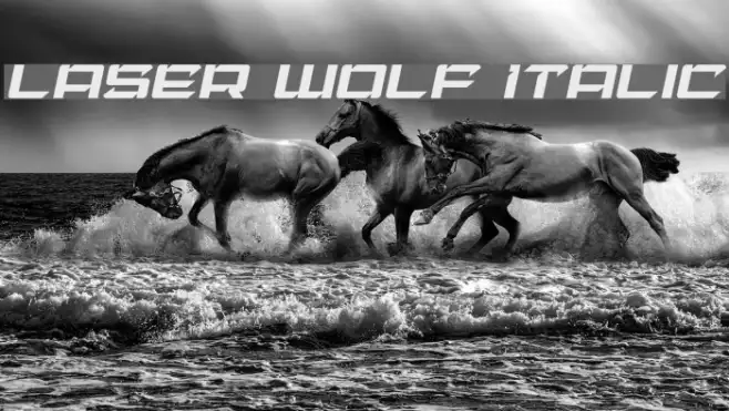 Laser Wolf Italic Example 2