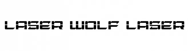 Laser Wolf Laser  Скачать бесплатные шрифты