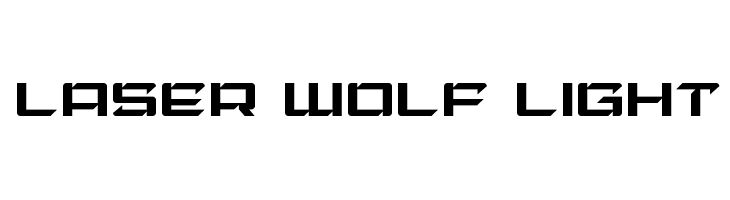 Laser Wolf Light  免费字体下载