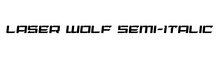 Laser Wolf Semi-Italic  لخطوط تنزيل