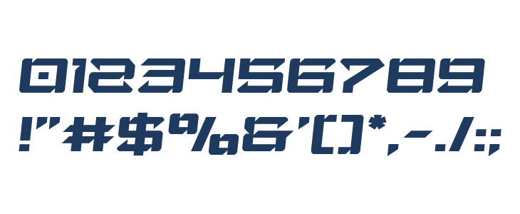 Laser Wolf Semi-Italic Other Characters