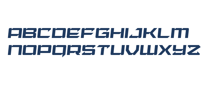 Laser Wolf Semi-Italic Lowercase