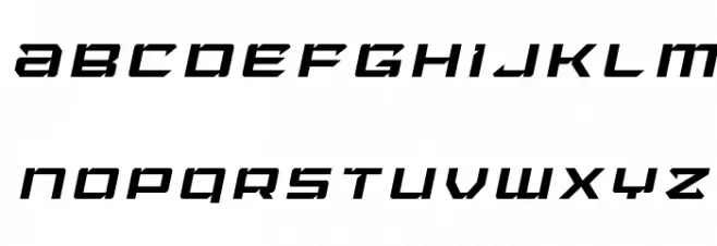 Laser Wolf Title Italic خط أحرف كبيرة