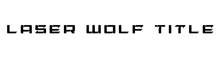 Laser Wolf Title  नि: शुल्क फ़ॉन्ट्स डाउनलोड