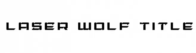 Laser Wolf Title  تنزيل الخطوط
