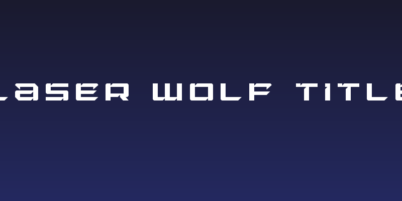 Laser Wolf Title Social Header