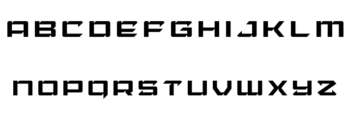 Laser Wolf Title Font LOWERCASE