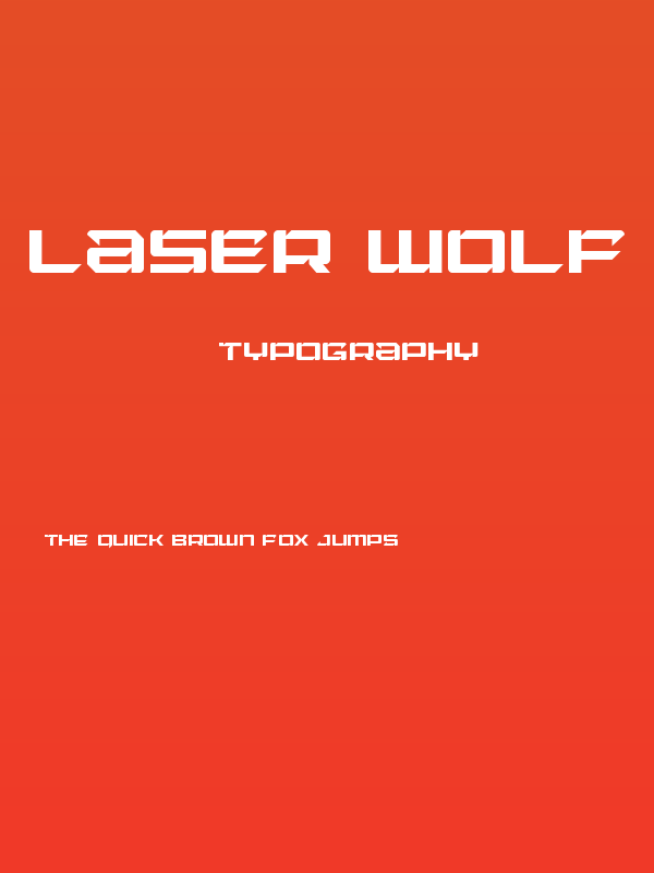 Laser Wolf Poster