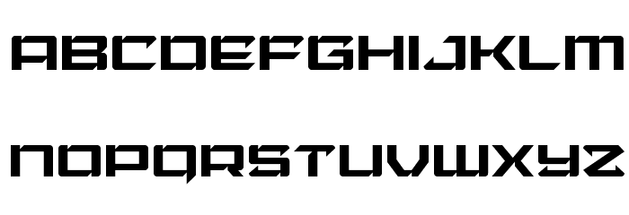 Laser Wolf Font LOWERCASE