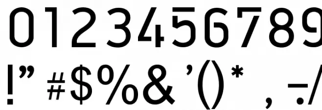 LaserCutRegular Font OTHER CHARS