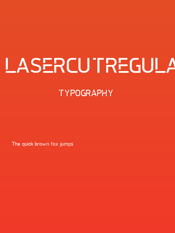 LaserCutRegular Poster