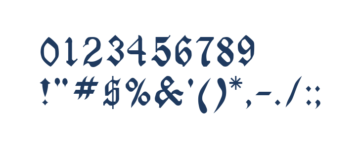 LaserLondon Regular Other Characters