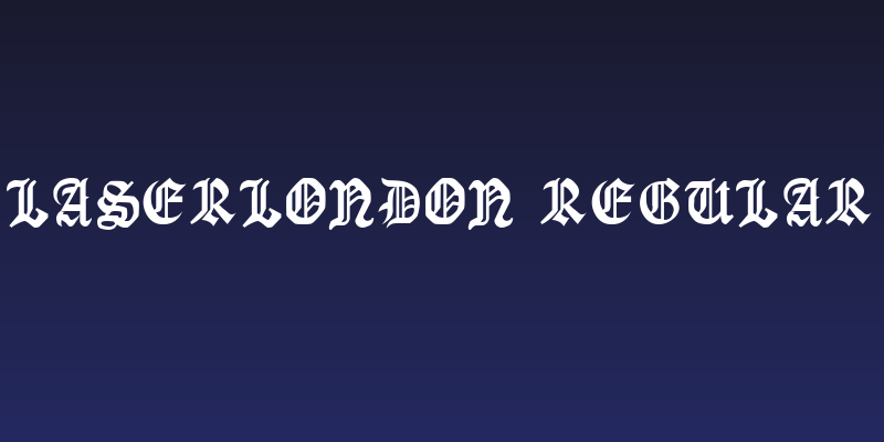 LaserLondon Regular Social Header