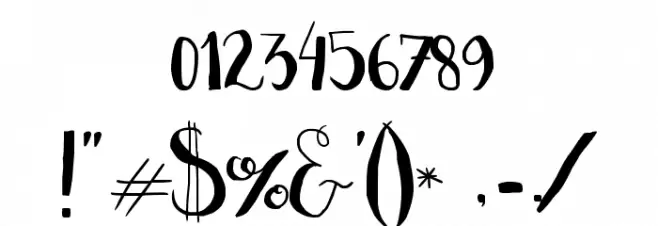 LaserMetal Font OTHER CHARS