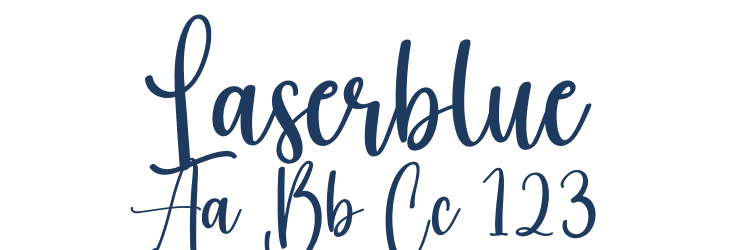 Laserblue Font Preview