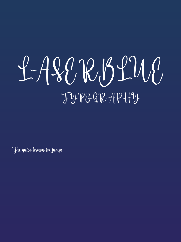 Laserblue Poster